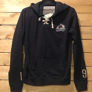 Colorado Avalanche NHL Lace Up Hoodie